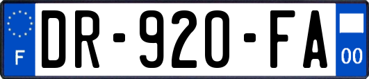 DR-920-FA