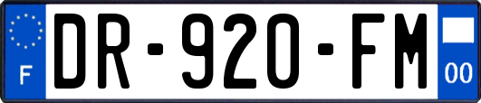 DR-920-FM