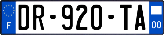 DR-920-TA