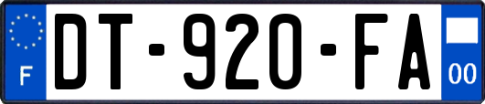 DT-920-FA