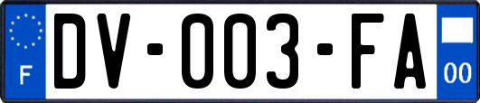 DV-003-FA