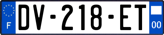 DV-218-ET