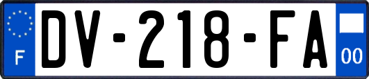 DV-218-FA