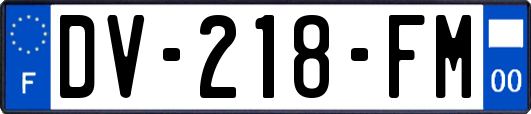 DV-218-FM