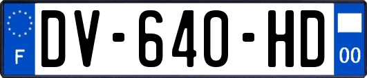 DV-640-HD