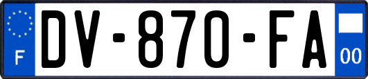 DV-870-FA
