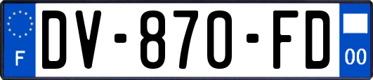 DV-870-FD