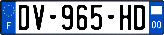 DV-965-HD