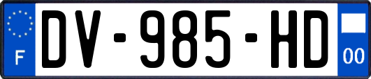 DV-985-HD