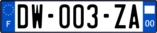 DW-003-ZA