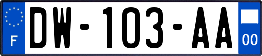 DW-103-AA