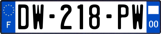 DW-218-PW