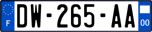 DW-265-AA