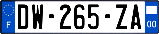 DW-265-ZA