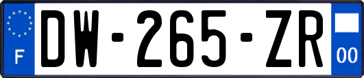 DW-265-ZR