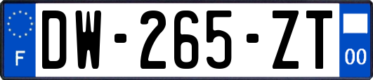 DW-265-ZT