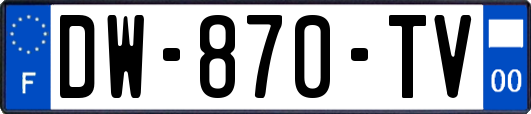 DW-870-TV