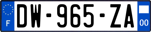 DW-965-ZA