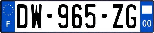 DW-965-ZG