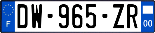 DW-965-ZR