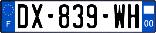 DX-839-WH
