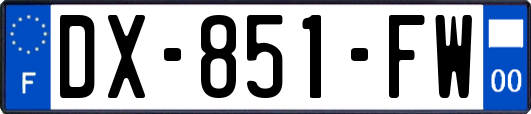 DX-851-FW