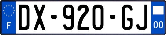 DX-920-GJ