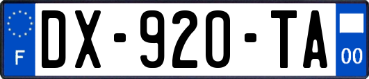 DX-920-TA