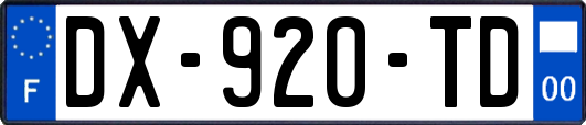DX-920-TD