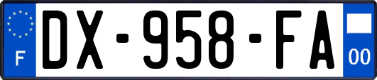 DX-958-FA