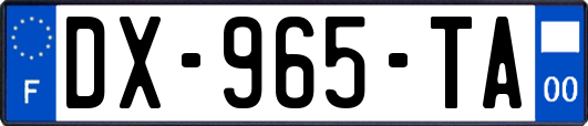 DX-965-TA