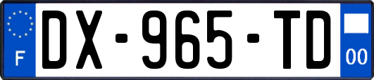 DX-965-TD