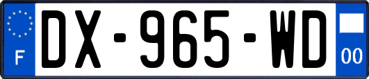 DX-965-WD
