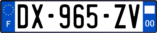 DX-965-ZV