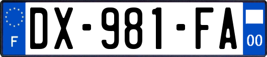 DX-981-FA