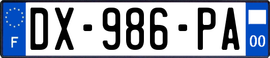 DX-986-PA