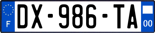 DX-986-TA