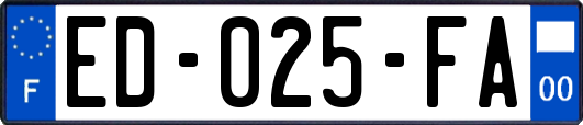 ED-025-FA