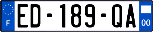 ED-189-QA