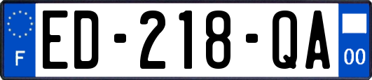 ED-218-QA