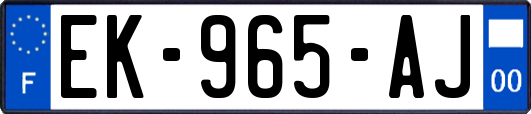 EK-965-AJ