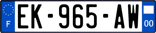 EK-965-AW