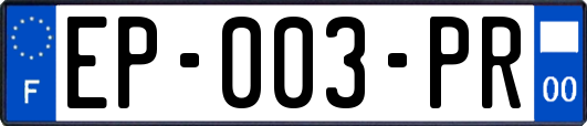 EP-003-PR