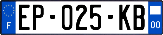 EP-025-KB