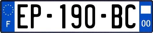 EP-190-BC