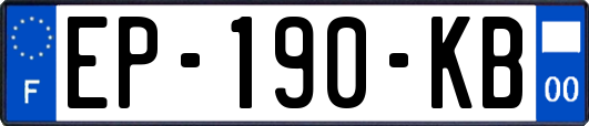 EP-190-KB