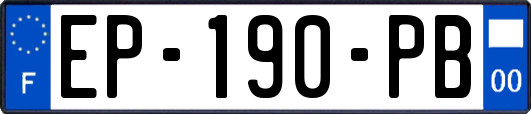 EP-190-PB
