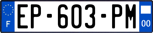EP-603-PM