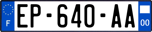 EP-640-AA