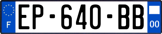 EP-640-BB